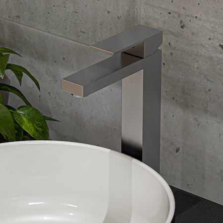 Alfi Brand Brushed Nickel Tall Square Sgl Lever Bathroom Faucet AB1129-BN